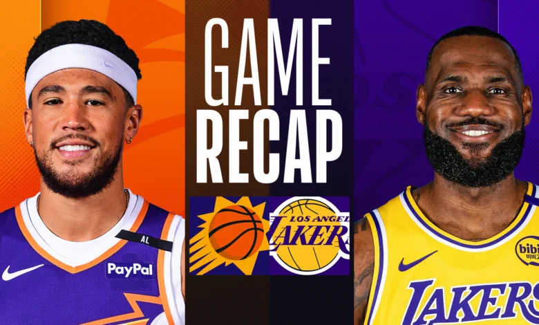 Lakers vs Phoenix Suns Match Player Stats