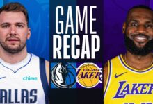 dallas mavericks vs lakers match player stats
