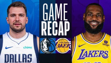 dallas mavericks vs lakers match player stats
