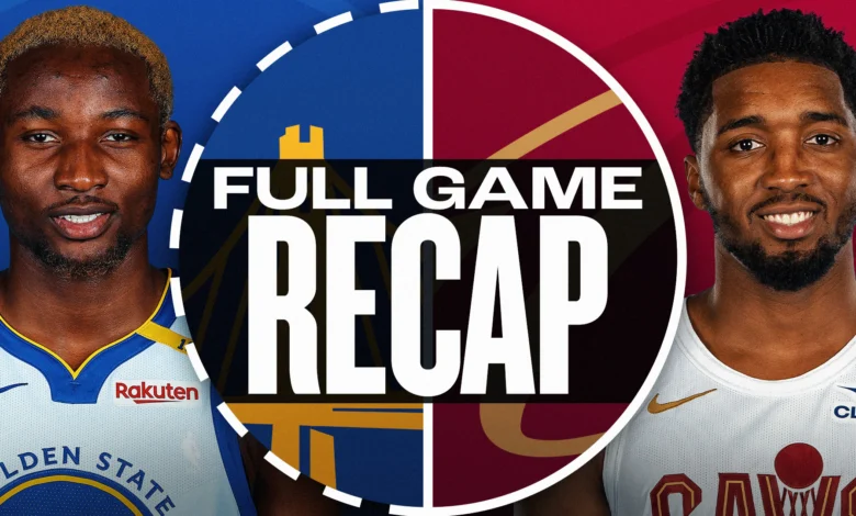 Cleveland Cavaliers vs Golden State Warriors Match Player Stats