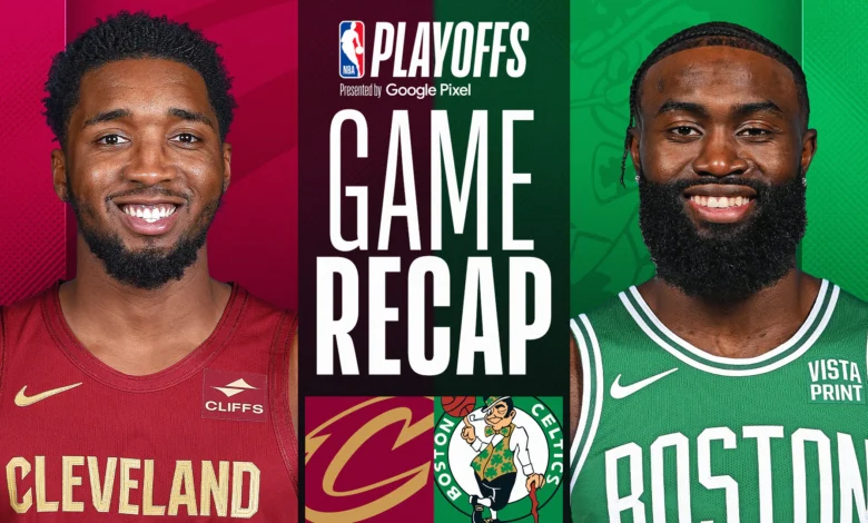 boston celtics vs cleveland cavaliers match player stats