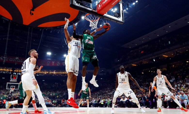 Real Madrid Baloncesto vs Panathinaikos B.C. Match Player Stats